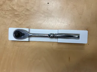 Gridfinity 1x6 bin for 3/8 Socket Wrench