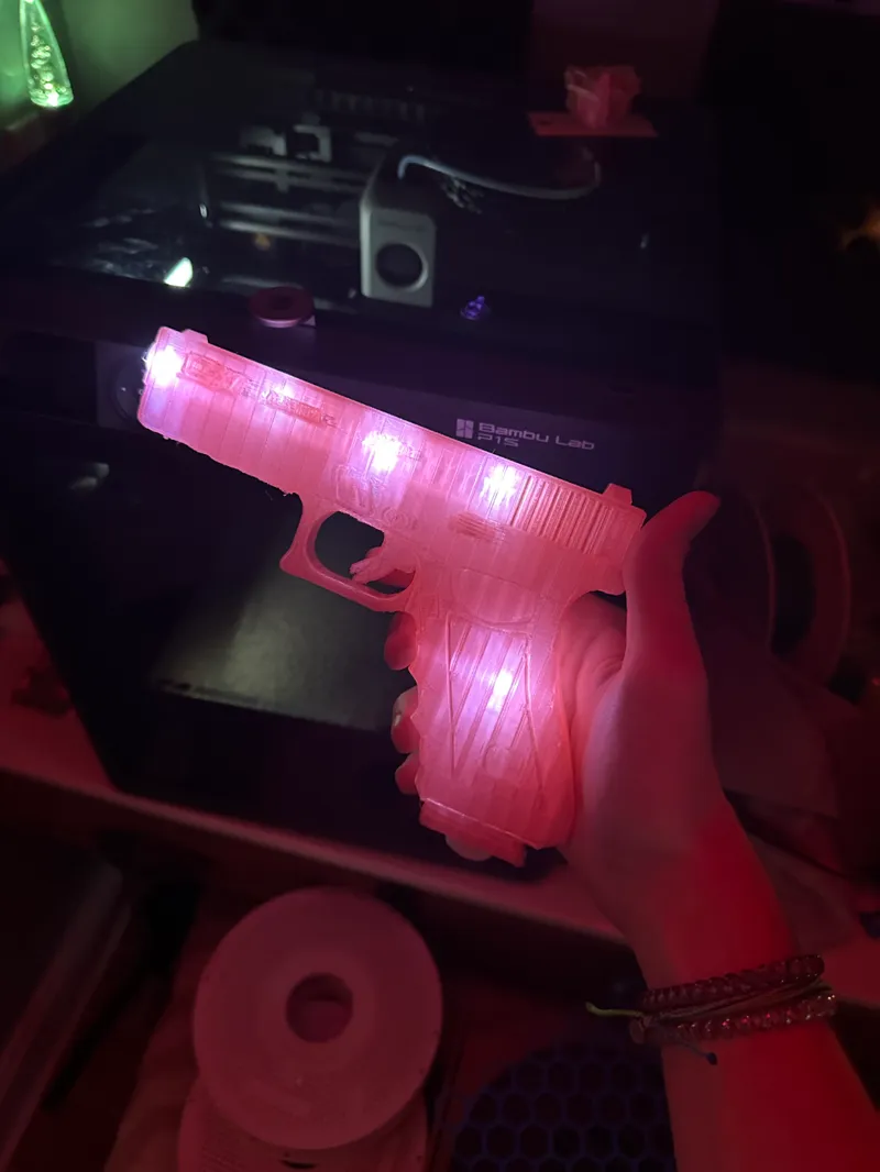 Glock 17 with Lights cutout