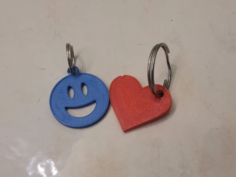Keychains Heart, Smile, Freedom