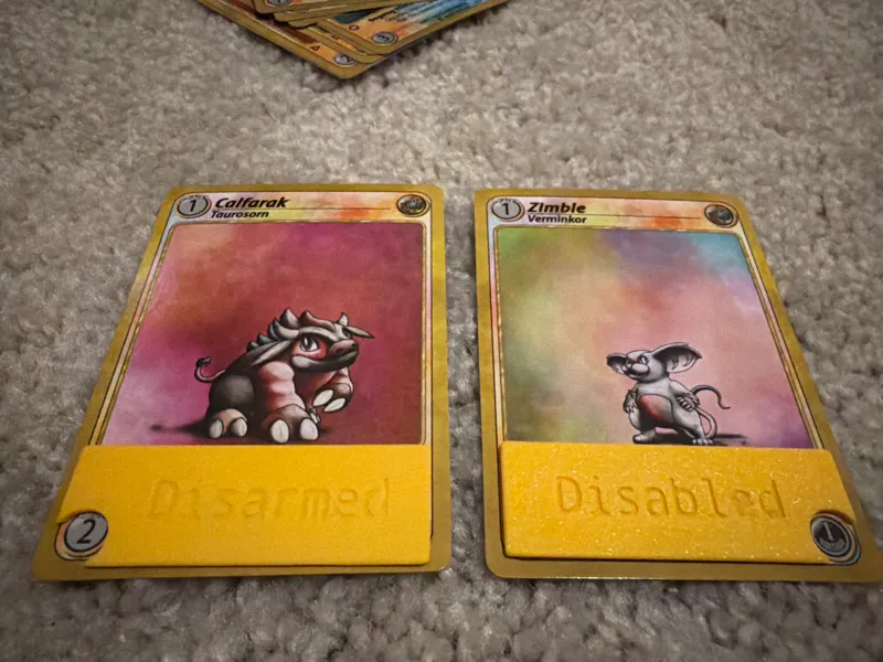 Elemental Creatures No Effect Markers - One color