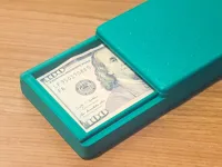 Boîte à monnaie à couvercle coulissant (billets USD) — photo 1
