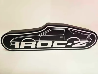 IROC Z camaro Light Box