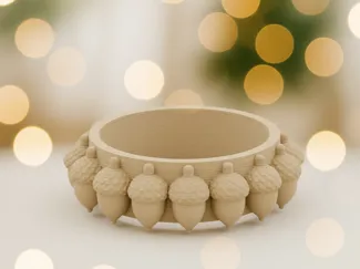 Acorn napkin holder