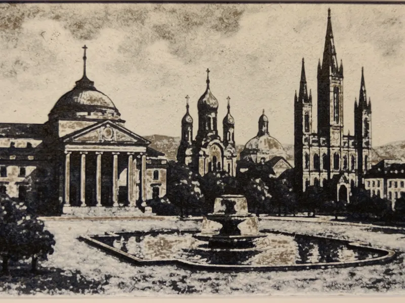 Wiesbaden AI generated Cityscape