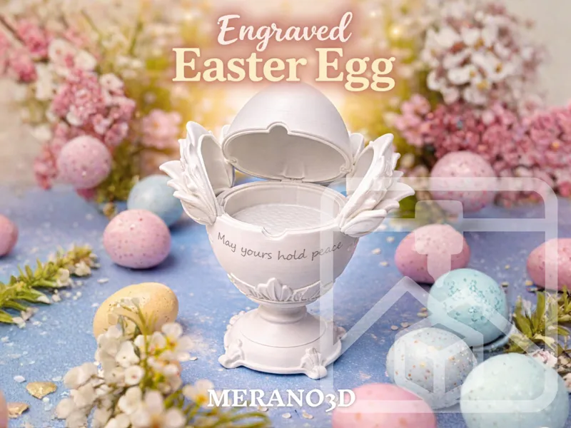 Peace Easter Egg “May Yours Hold Peace” Decoration
