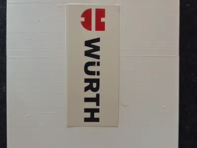 Würth PETG Insert Tray – Logo Edition