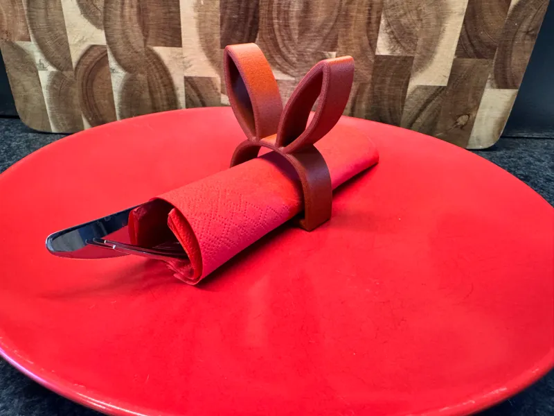 Osterhase Serviettenhalter