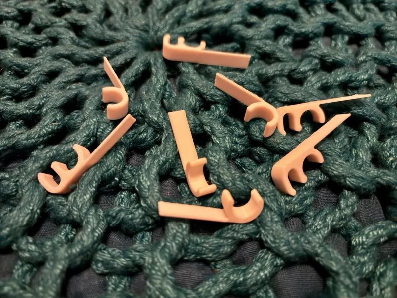Baseboard Cable Clips (no need for nails)