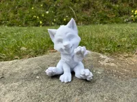 cute wolf puppy 100mm