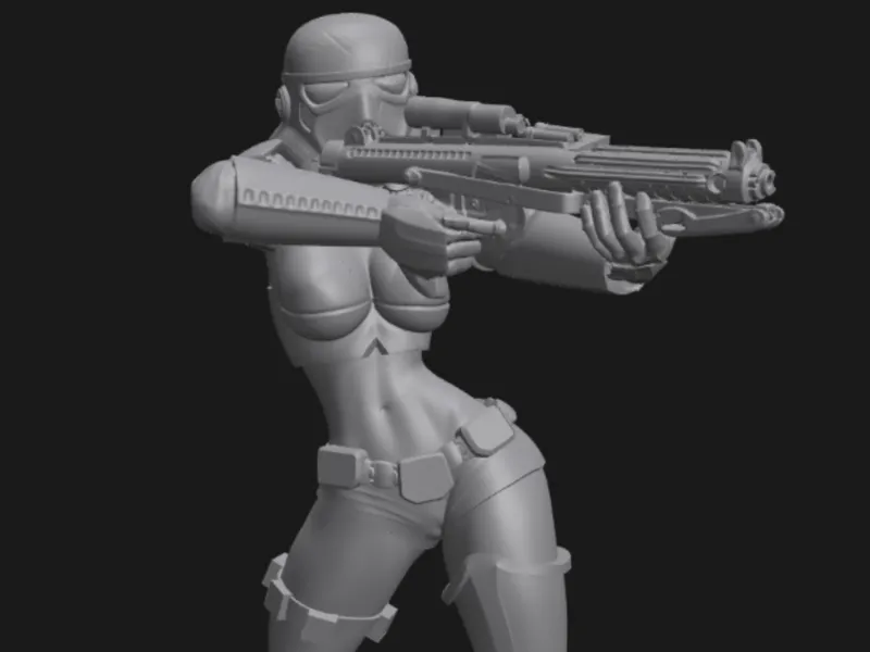 weiblicher Stormtrooper