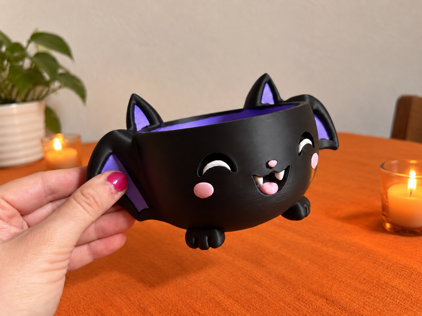 Bat Bowl for Halloween - 1