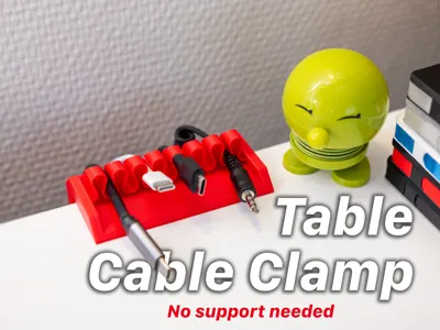 Table Cable Clamp - no support & 15 cables