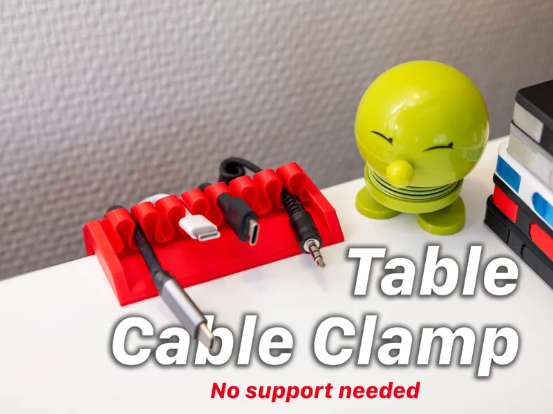 Table Cable Clamp - no support & 15 cables