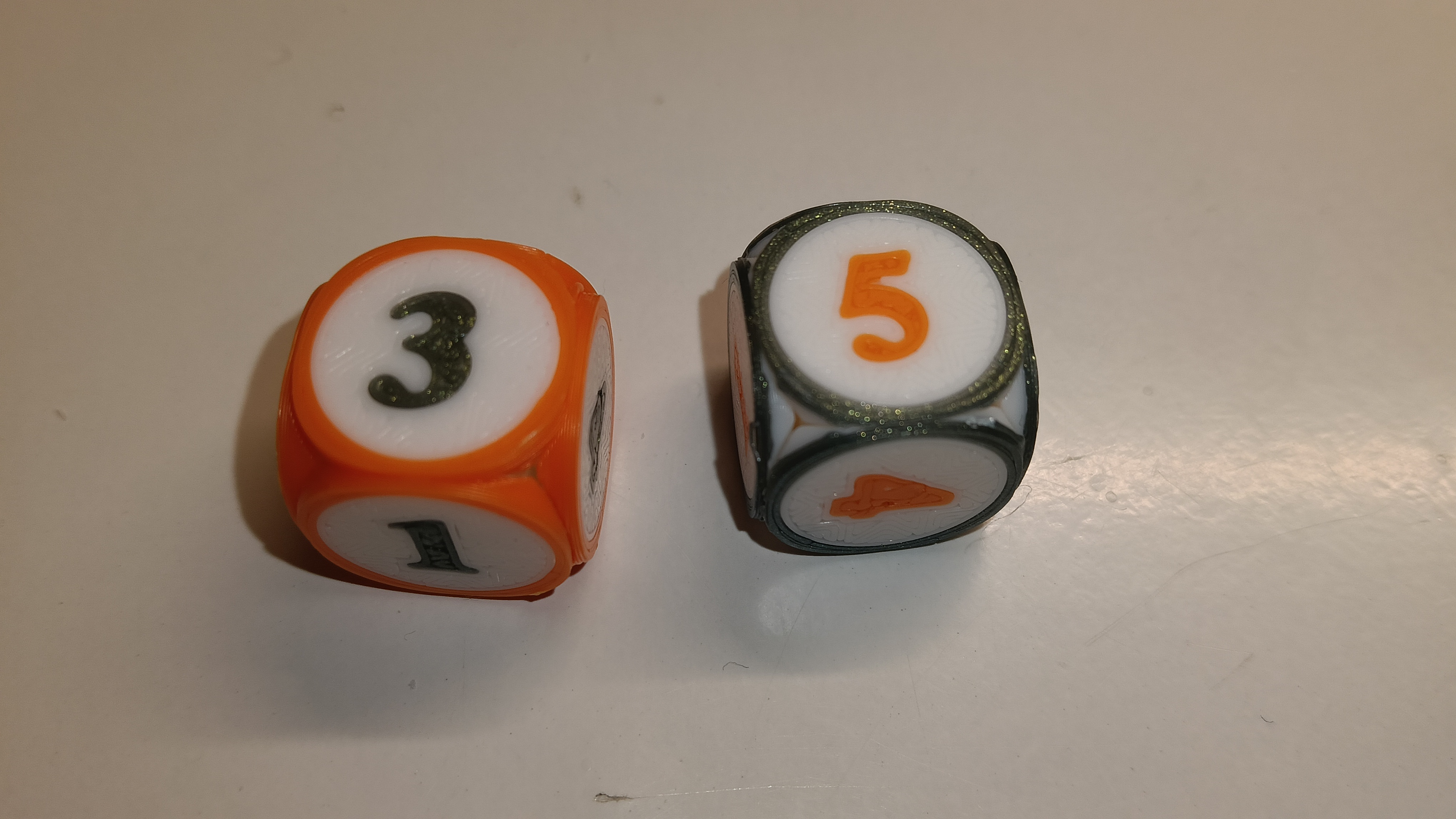 Miniatura 2 do modelo 3D Dado da gioco liscio