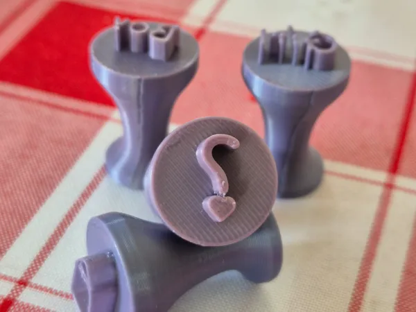 Set de tampons brigadeiros pour baby shower / gender reveal