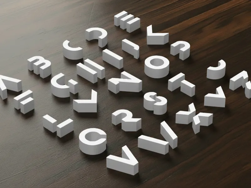 Alphabet Style -futuristic-