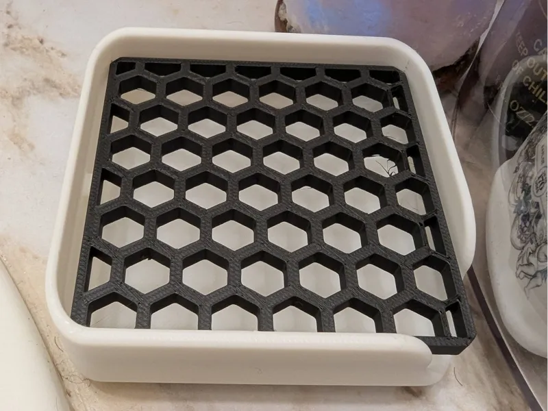 Square Hex Soap Holder