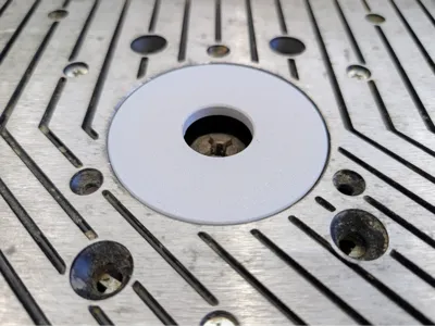 Router table insert rings 3 inch