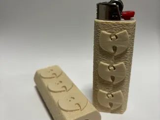 Étui de briquet texturé avec motif Wu Tang