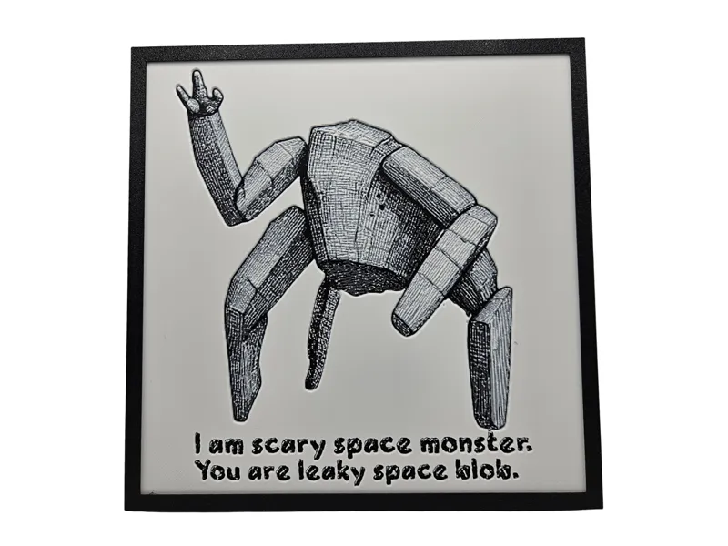 Rocky is Scary Space Monster