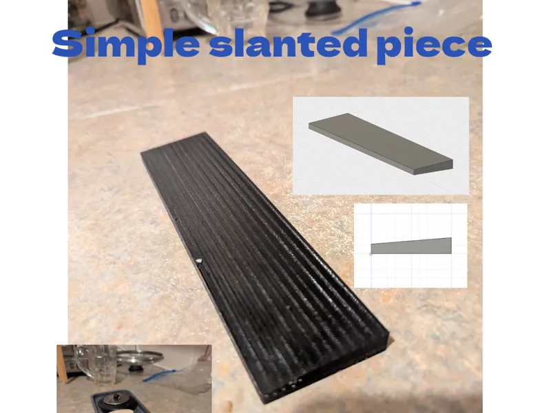 Slanted piece