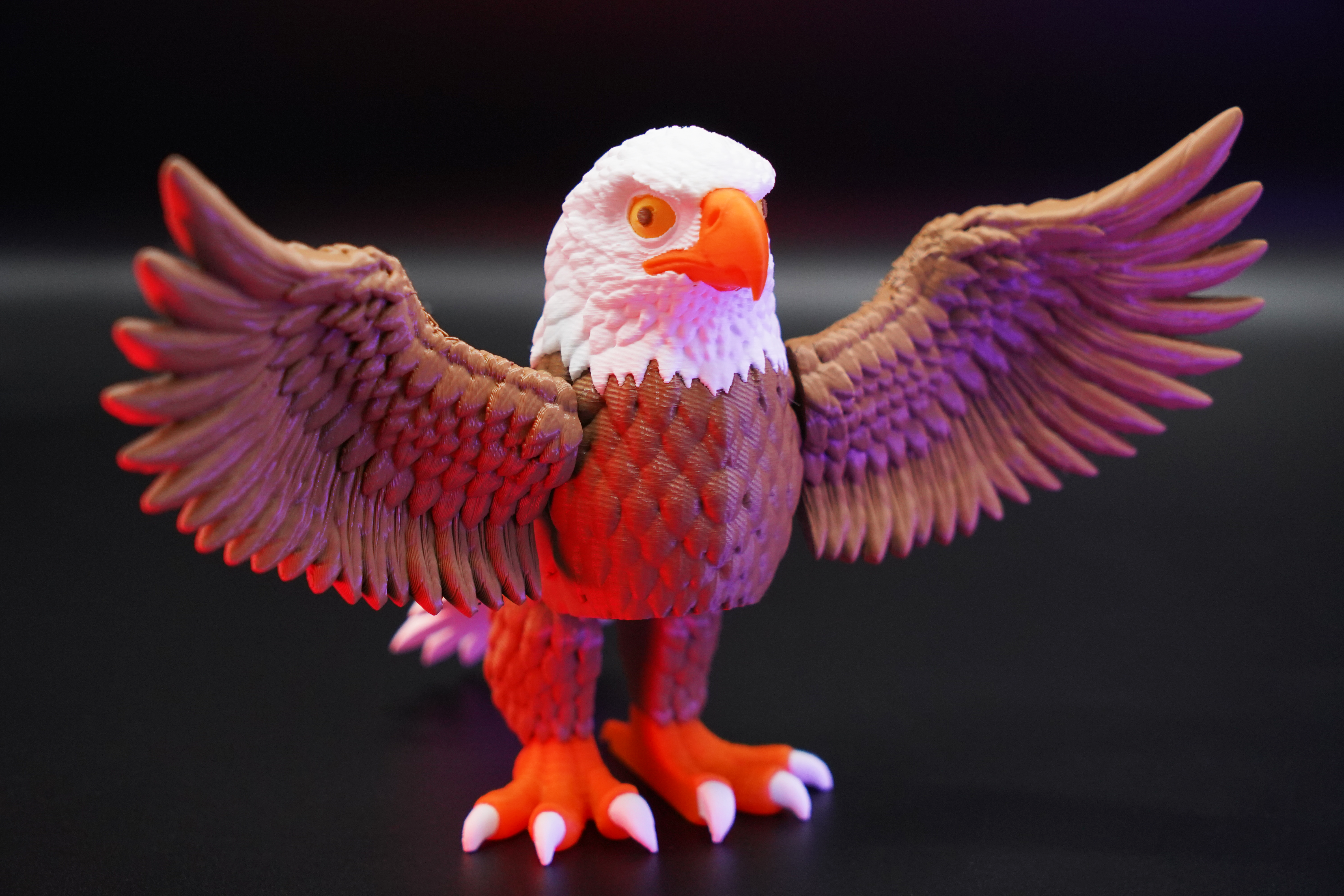 Miniatura 2 do modelo 3D Articulated Eagle