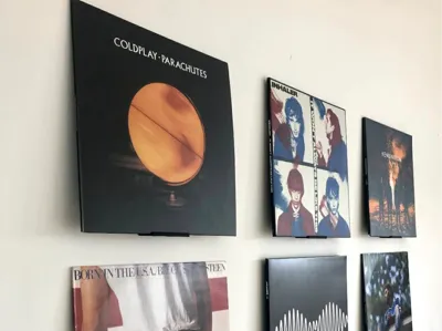 LP Vinyl minimalistic wall holder shelf