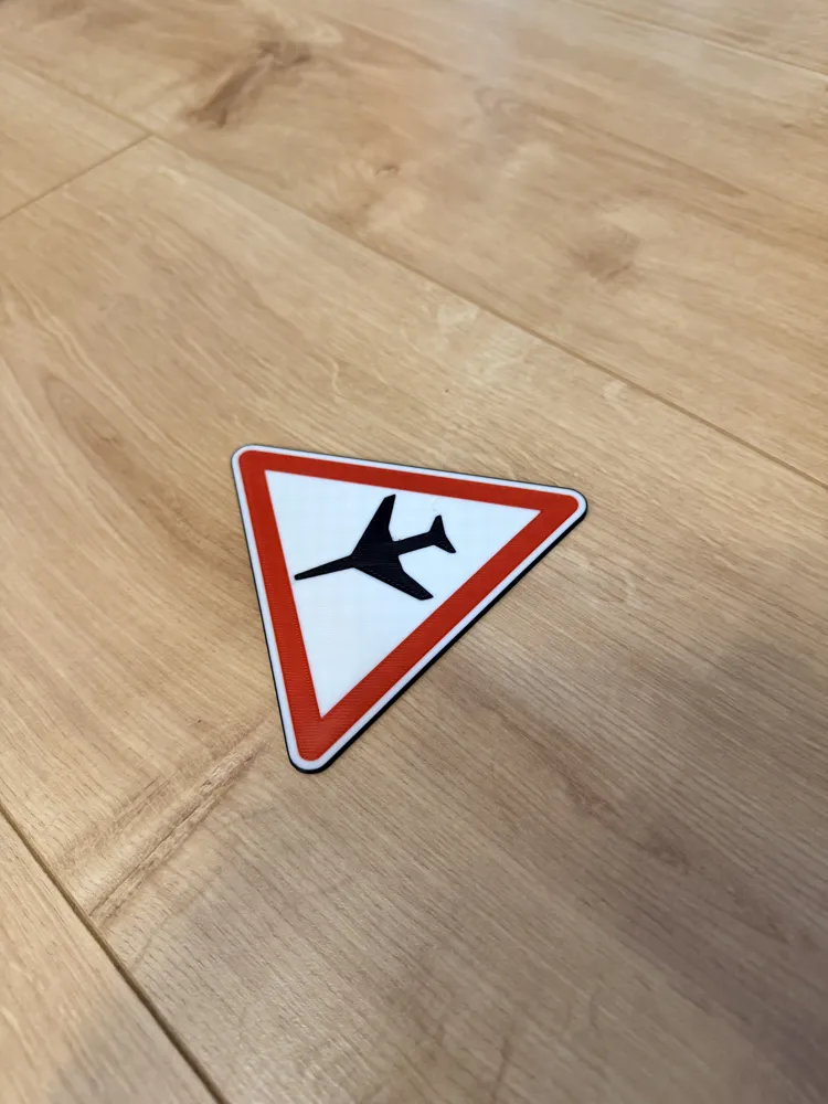A23 Hazard Sign - Free 3D Print Model - MakerWorld