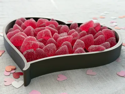 heart-shaped tray/bowl