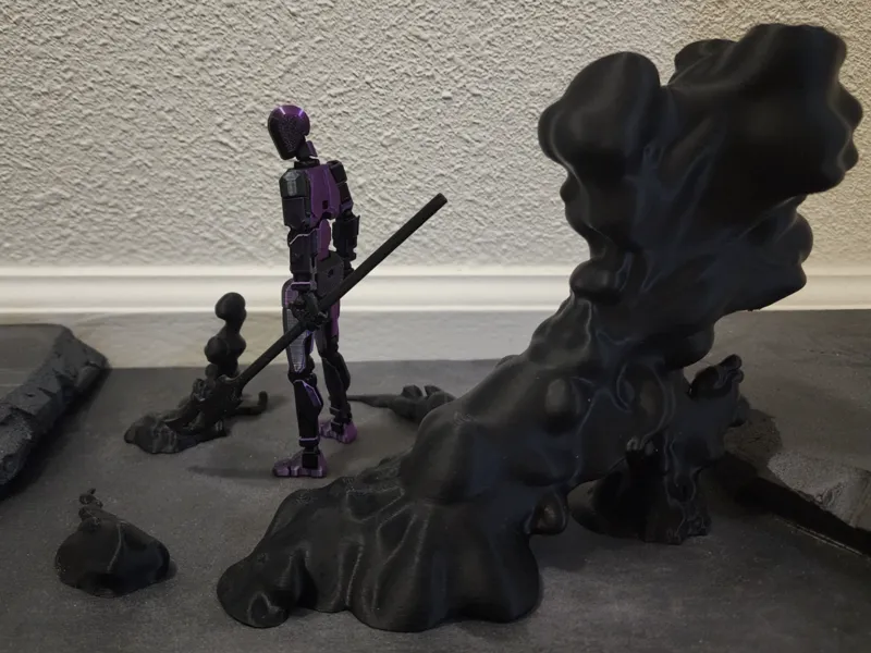 Action Figure Cloud effects
