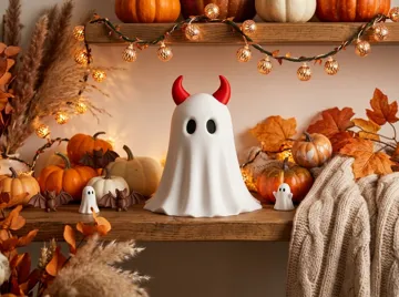 Estante o repisa: Devil Ghost Shelf Sitter | Halloween Decor — vista de referencia 5