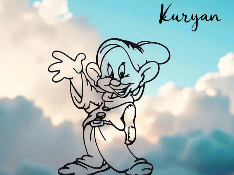 Gnomo Cucciolo - Dopey - Arte per Interruttori  - 