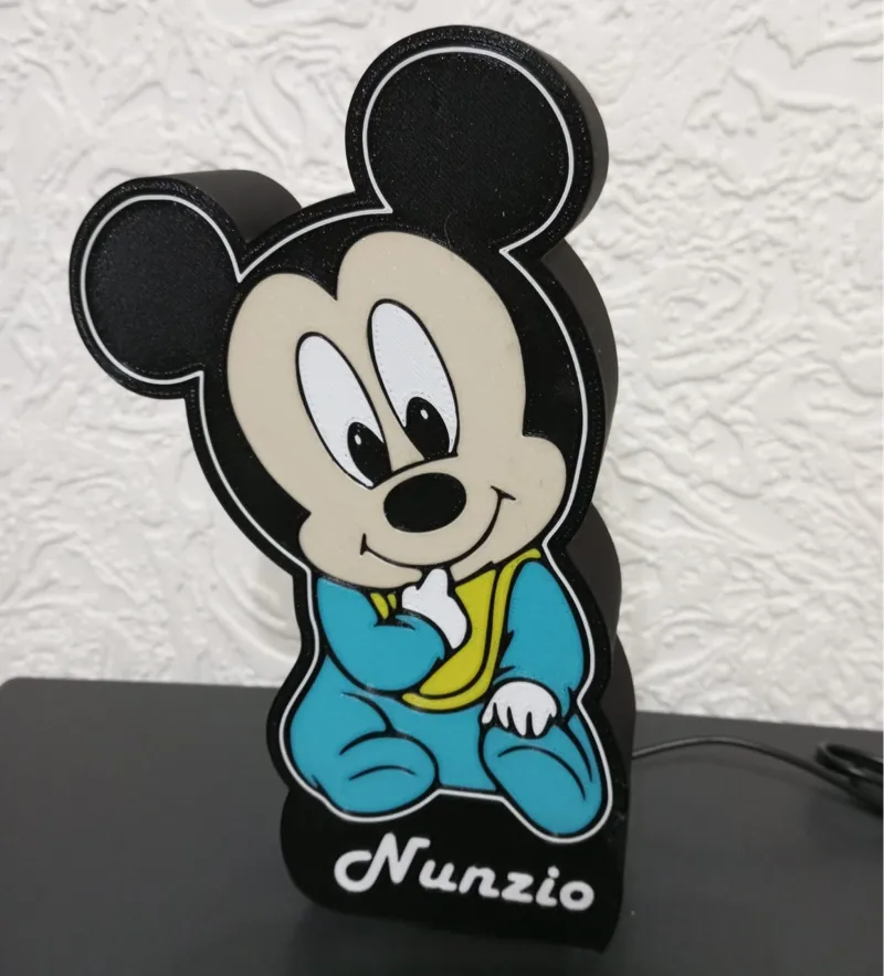 Lightbox baby mickey mouse 5 colour AMS Lite