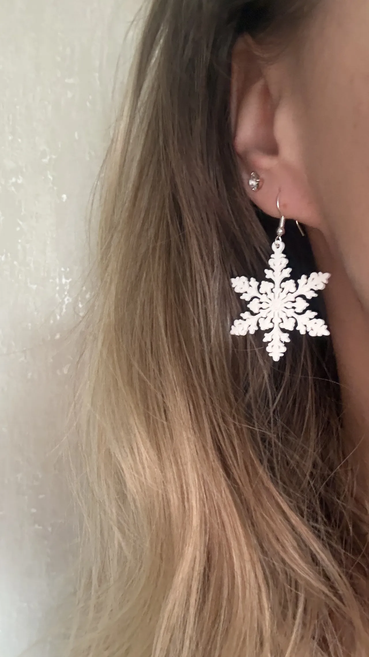 Snowflake Earrings view 2