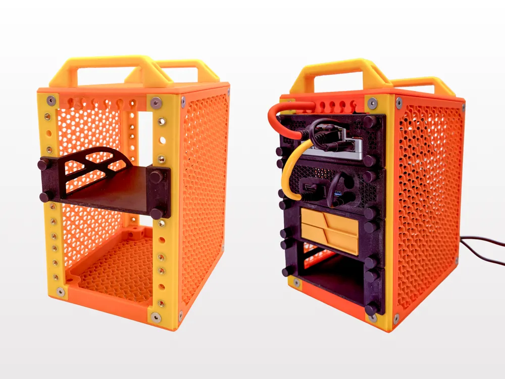 |Update| A Desktop-Friendly Mini Rack by DesignBot MakerWorld: Download ...
