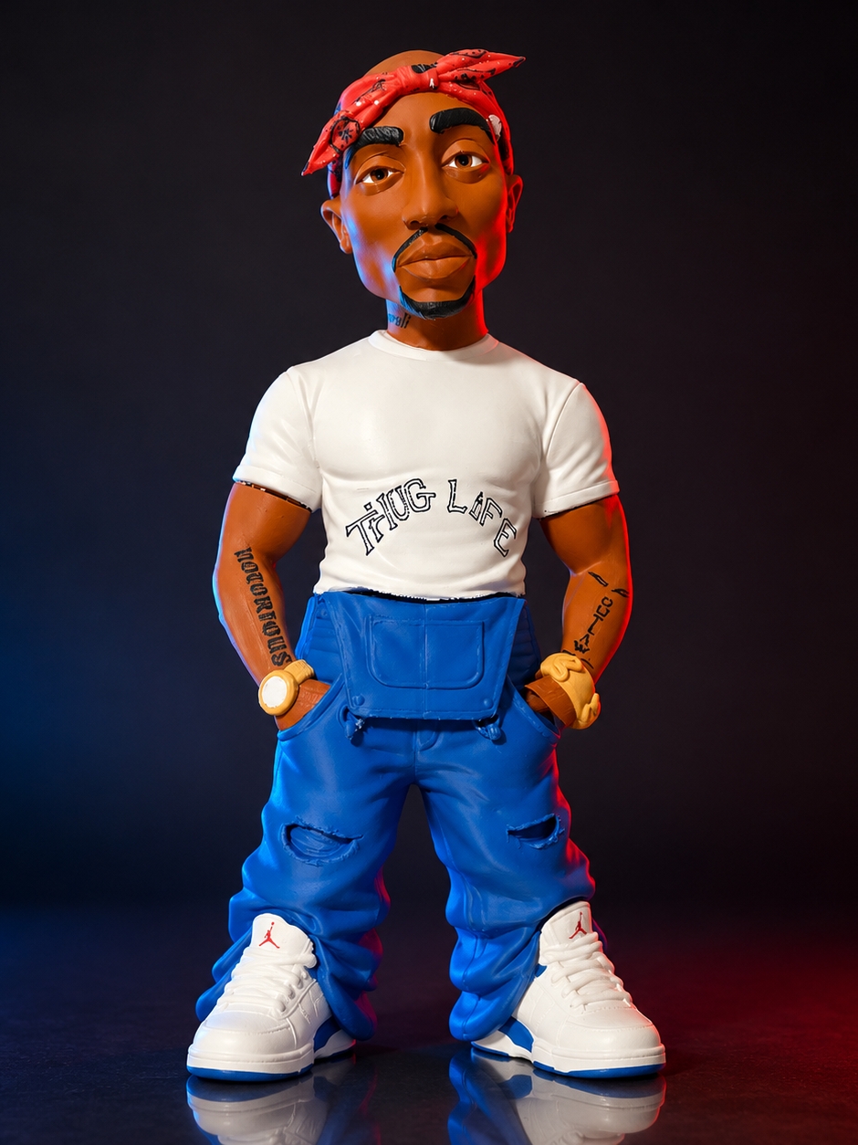 PaRappa The Rapper 3D Figure (Assembly Required) - Free 3D Print