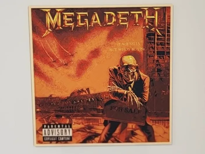 Megadeth - Peace Sells Album Cover Filament Art