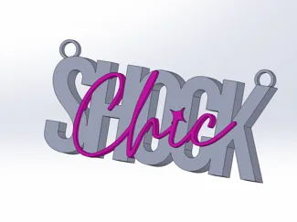 Necklace Shock and Chic