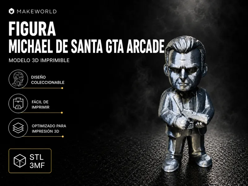 ARCADE GTAV  TRIBUTO FAN- MICHAEL DE SANTA 3D