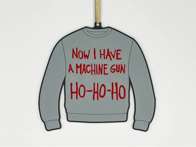 Die Hard Now I Have A Machine Gun Ho Ho Ornament