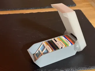 Retro Container for 30 floppy swatches / samples