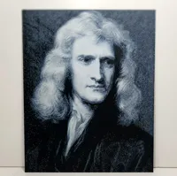 Newton Portrait 3-Color Grayscale - V1 - 192mm x 240mm