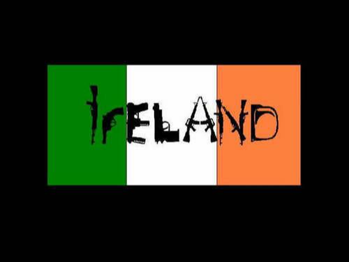 Ireland Gun Letter Flag Light Box