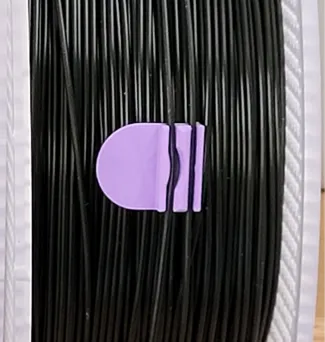 Non-crossing filament clip