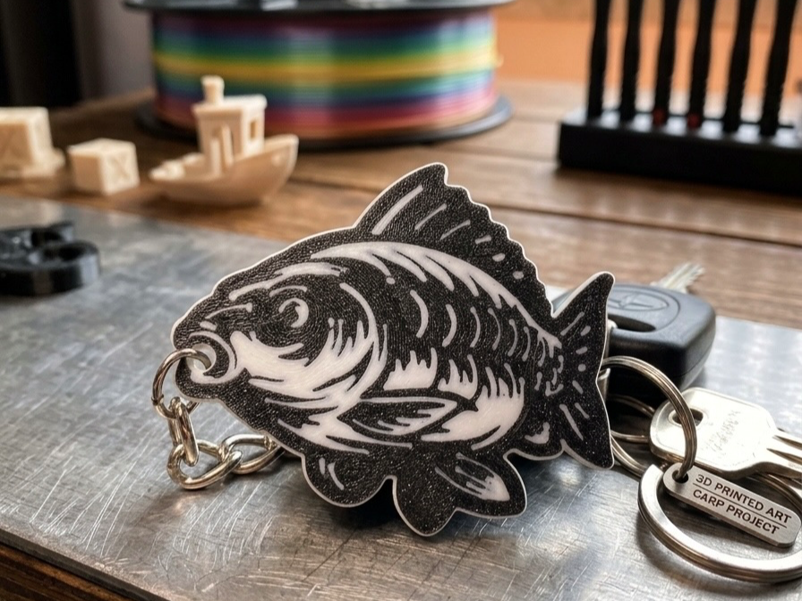Portachiave Carpa per pescatori