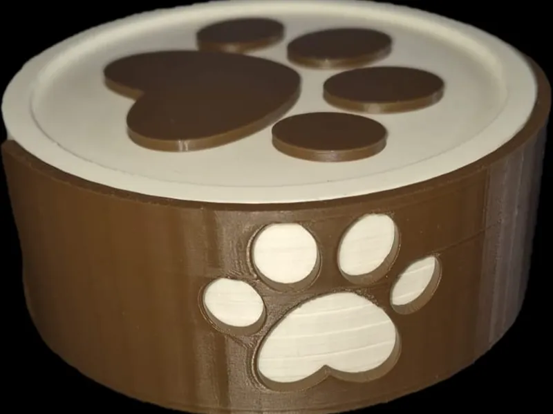 Dogprint Coaster with Tray