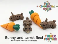Duo articulé lapin et carotte — photo 7