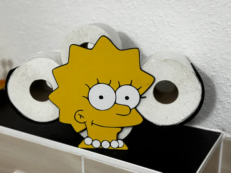 Toilettenpapierhalter Lisa Simpson