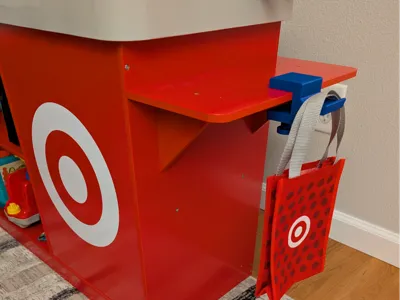 Pretend Grocery Store Grocery Bag Holder
