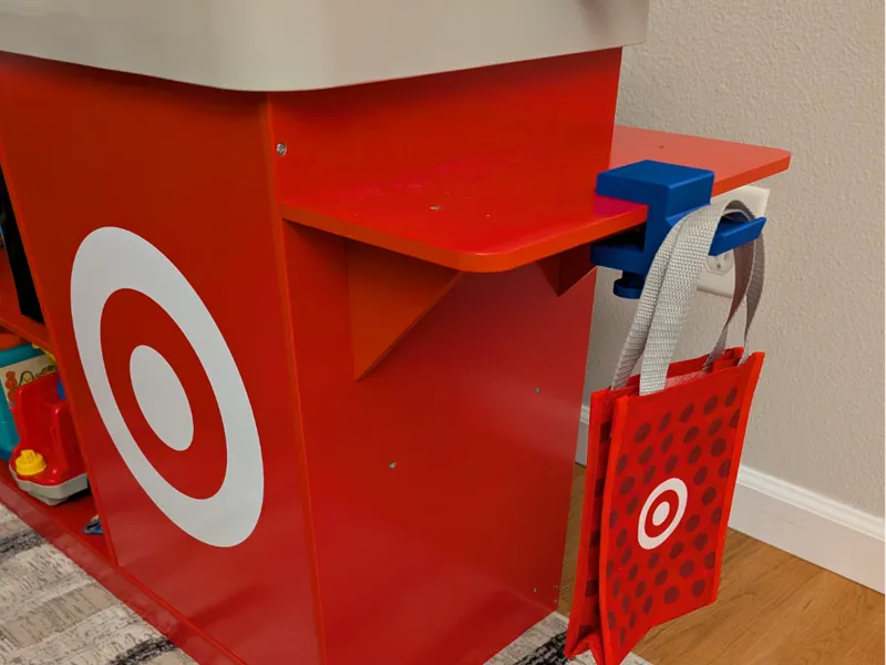 Pretend Grocery Store Grocery Bag Holder